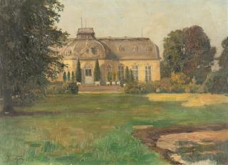 Fred Vezin - Ansicht von Schloss Benrath