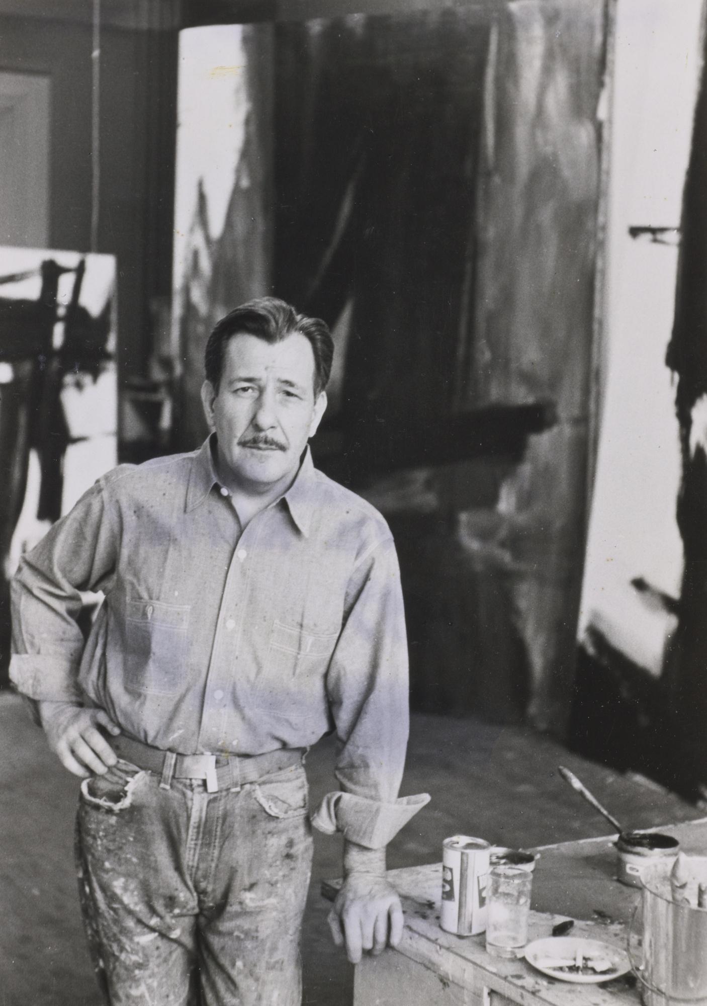 Fred W. Mcdarrah - Franz Kline In His Studio, 242 W. 14 Street