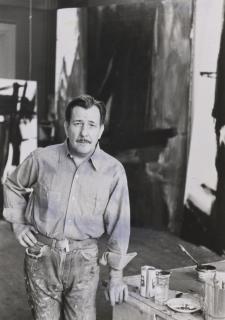Fred W. Mcdarrah - Franz Kline In His Studio, 242 W. 14 Street