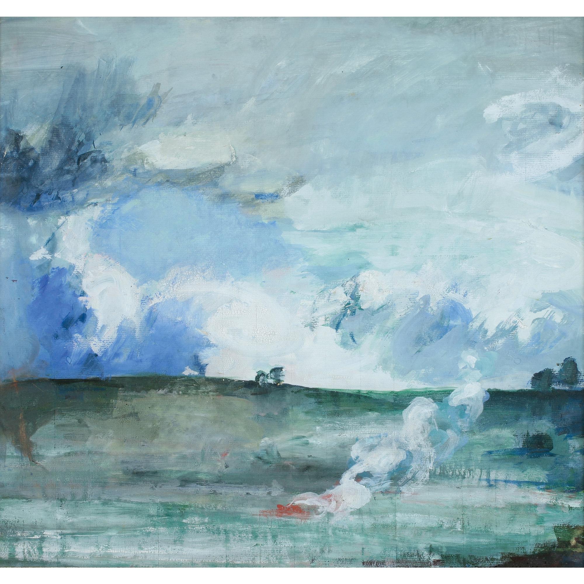 Fred Williams - Australian Lilydale With Clouds