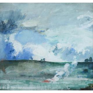 Fred Williams - Australian Lilydale With Clouds