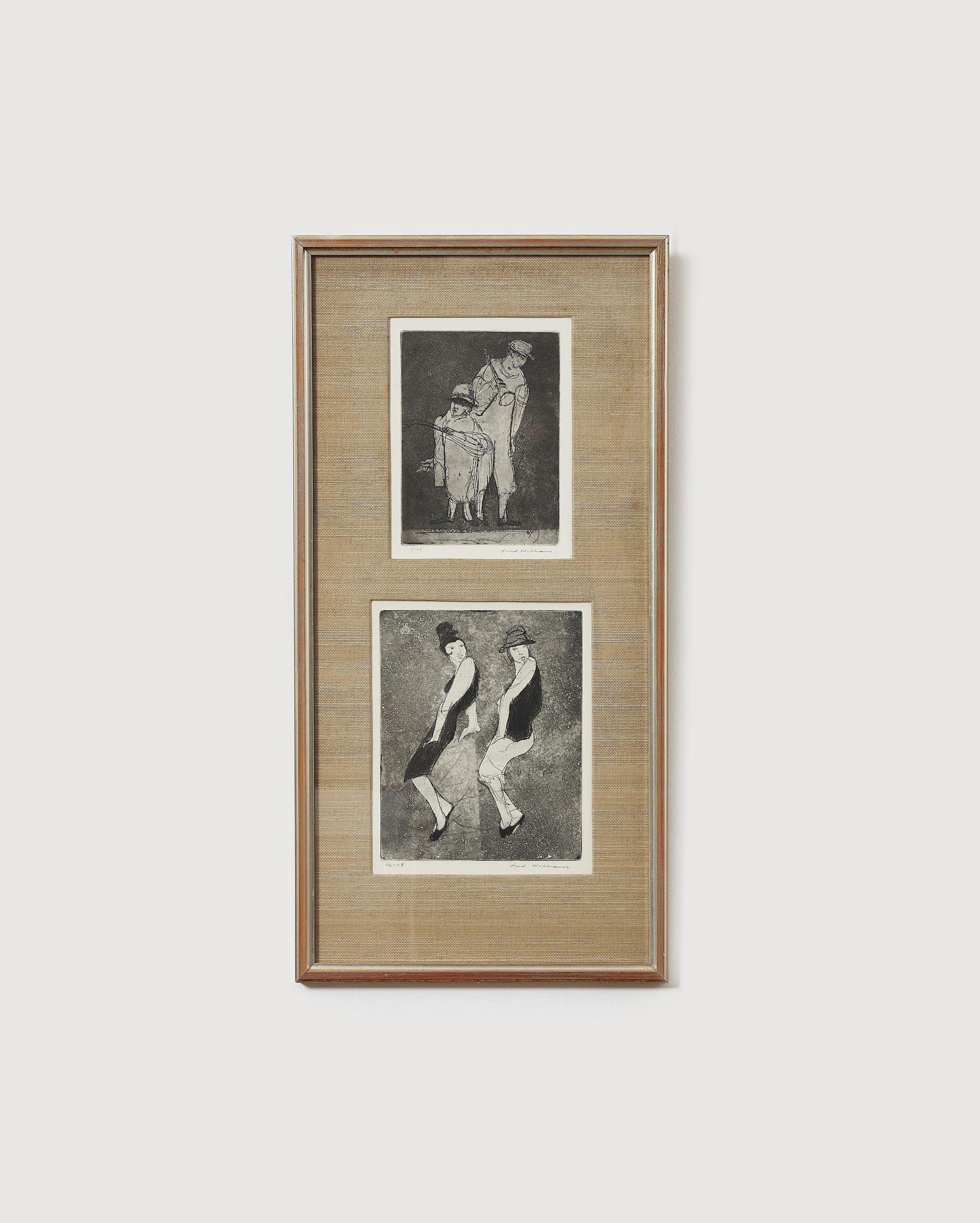 Fred Williams - Two Buskers and The Boy Friend, 1955-56