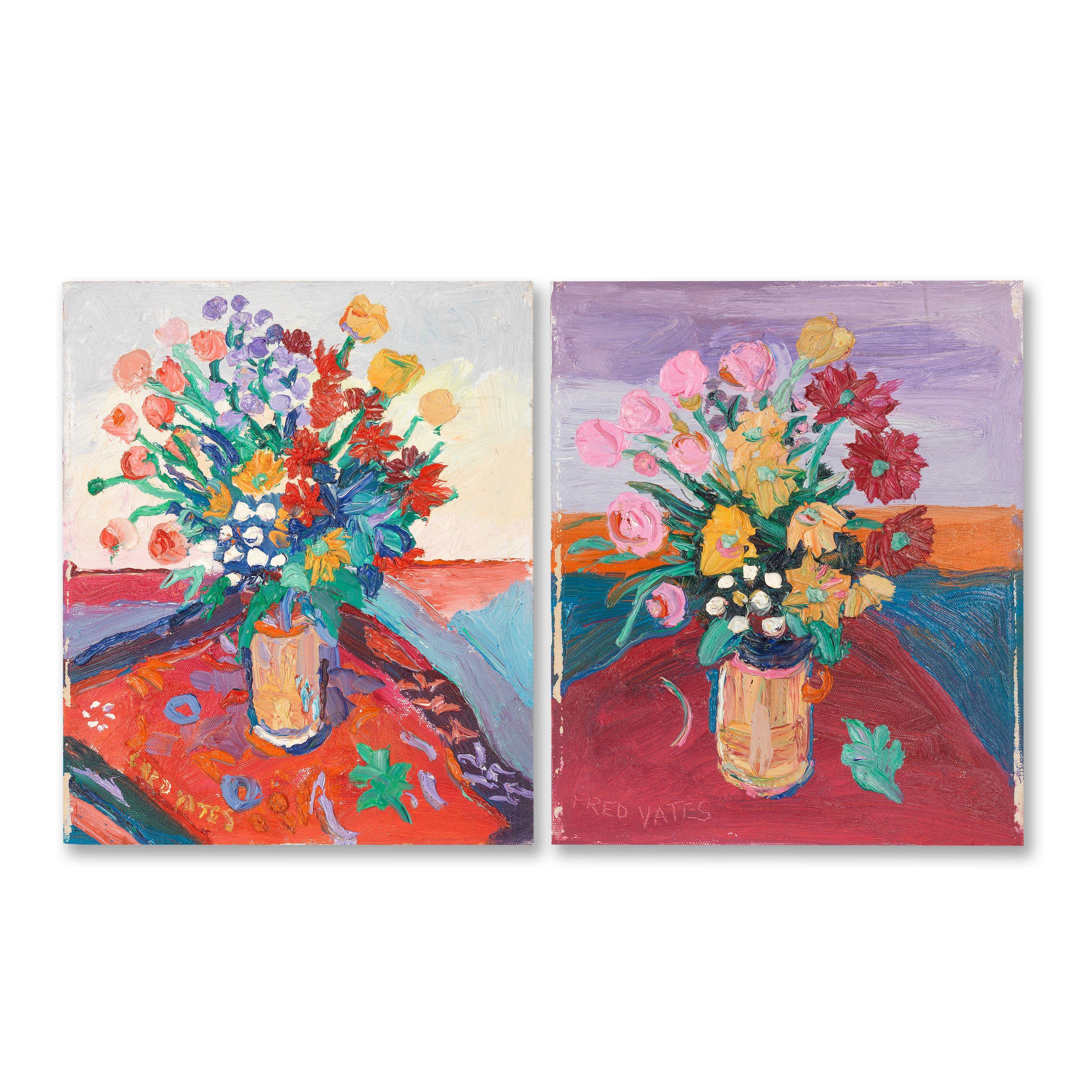 Fred Yates - A Pair of Still Lifes