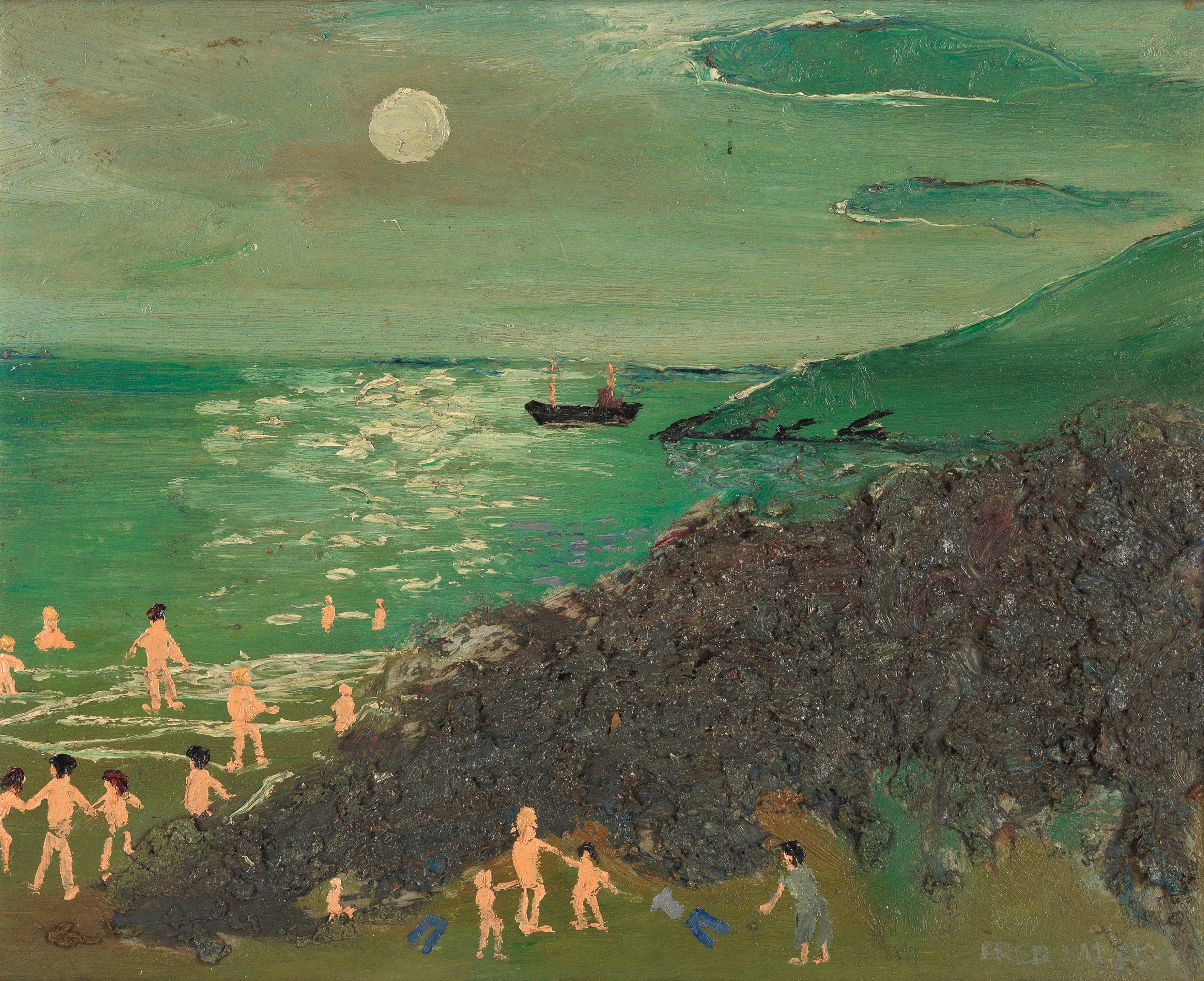 Fred Yates - Beach scene