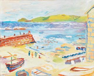 Fred Yates - Boats at Low Tide