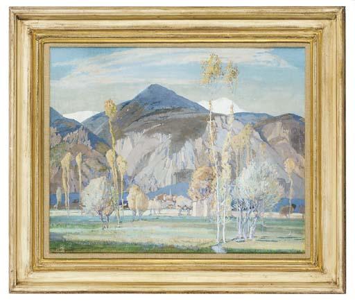 Freda Marston, R.B.A., R.O.I., R.B.C. - A view to the hills