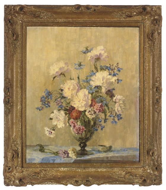 Freda Marston - Wildflowers in a vase