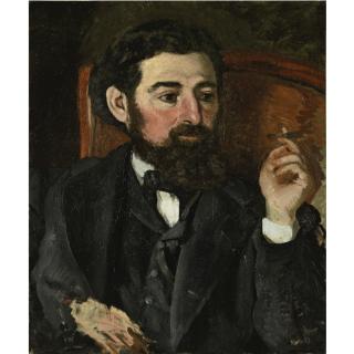 Frédéric Bazille - L\'Homme Au Cigare Or Portrait De Zacharie Astruc