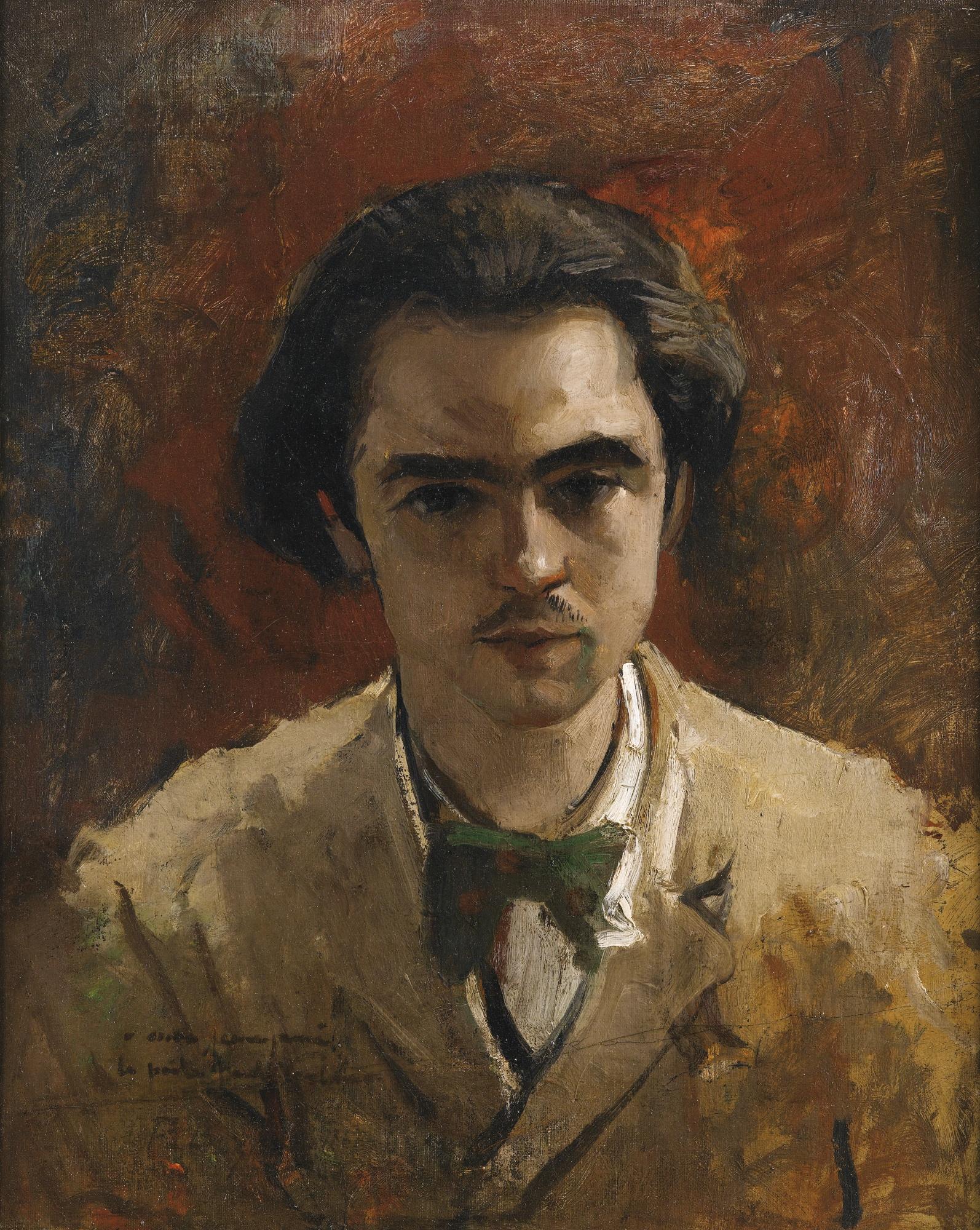 Frédéric Bazille - Portrait De Paul Verlaine À L\'Âge De Vingt-Trois Ans