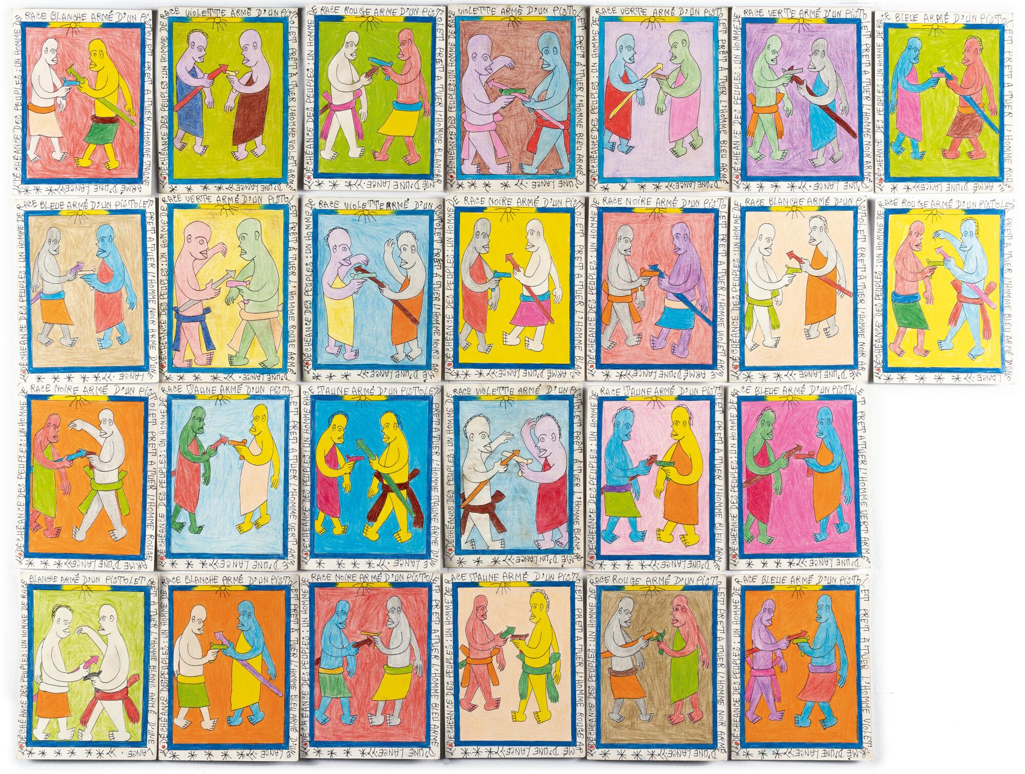 Frédéric Bruly Bouabré - Décheance des peuples