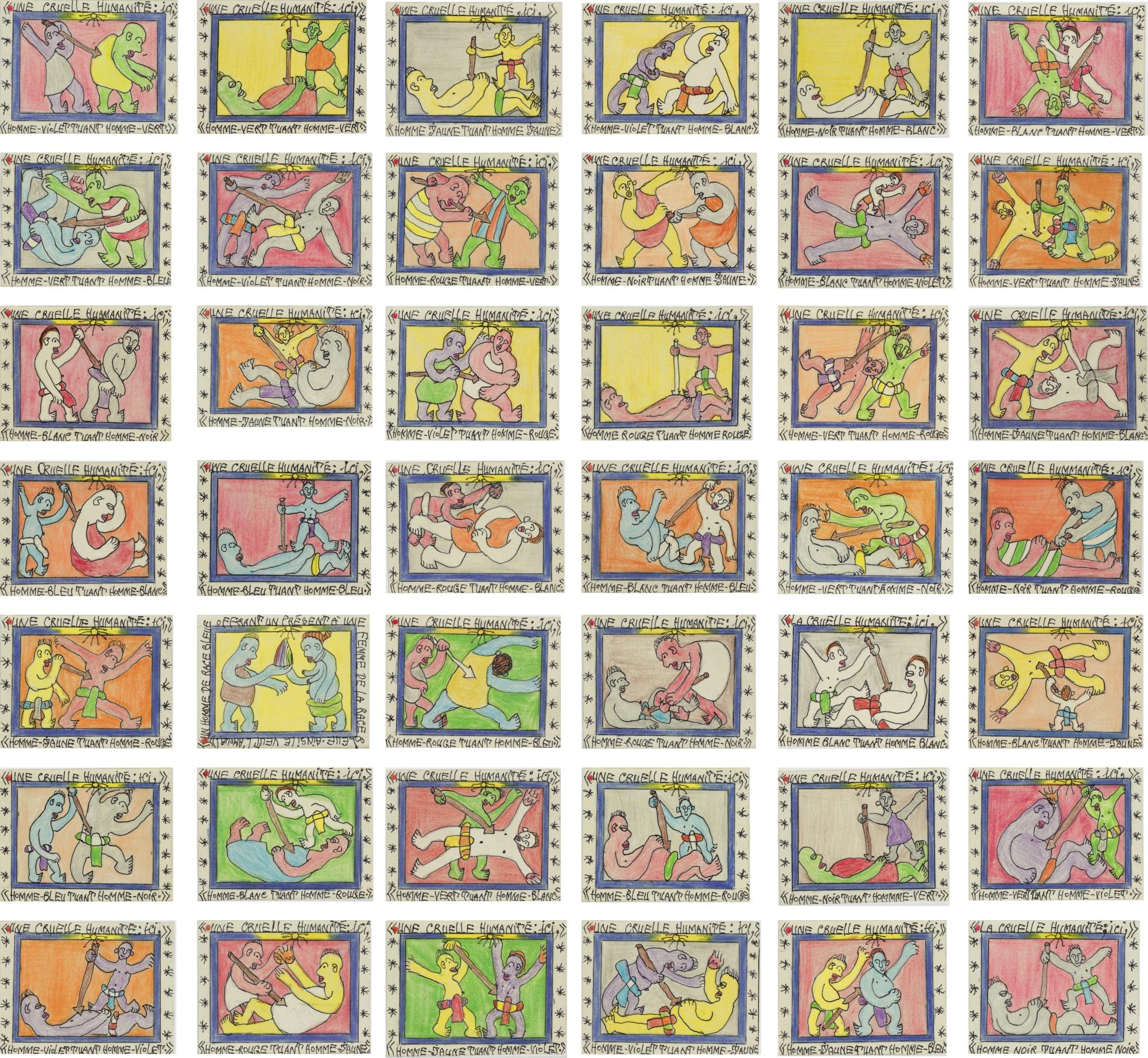 Frédéric Bruly Bouabré - Ivorianune Cruelle Humanité