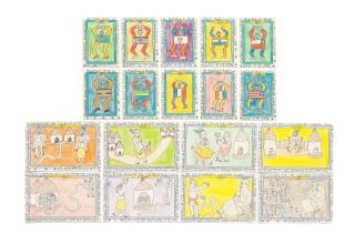 Frédéric Bruly Bouabrè - La Polygamie (8); Dans la Course Mondiale pour la Civilisation (10):