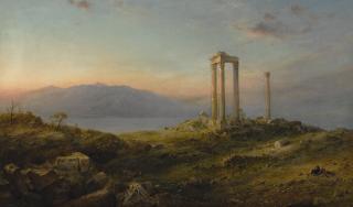 Frederic Edwin Church - Ruins At Baalbek