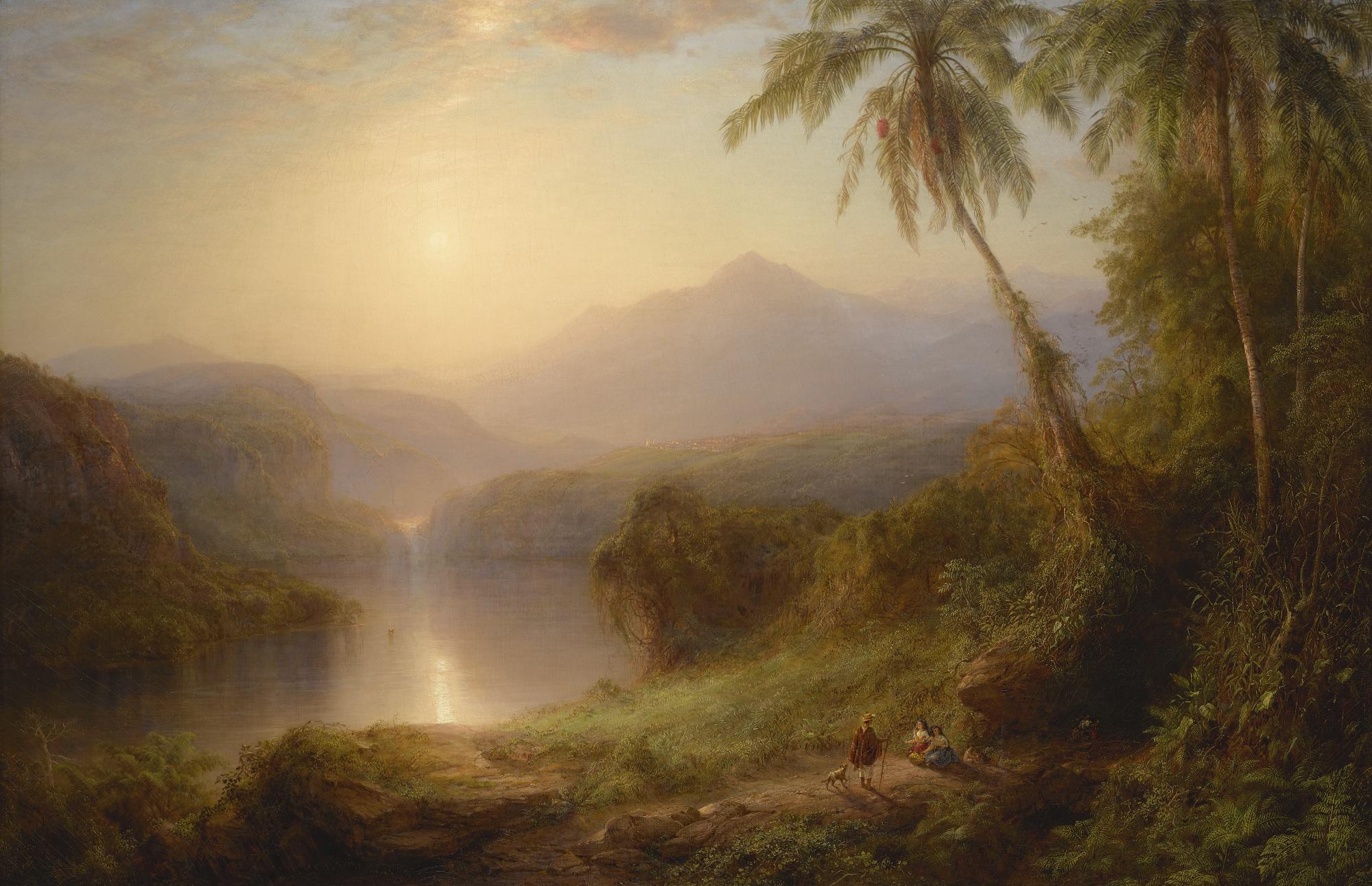 Frederic Edwin Church - Valley Of Santa Isabel, New Granada
