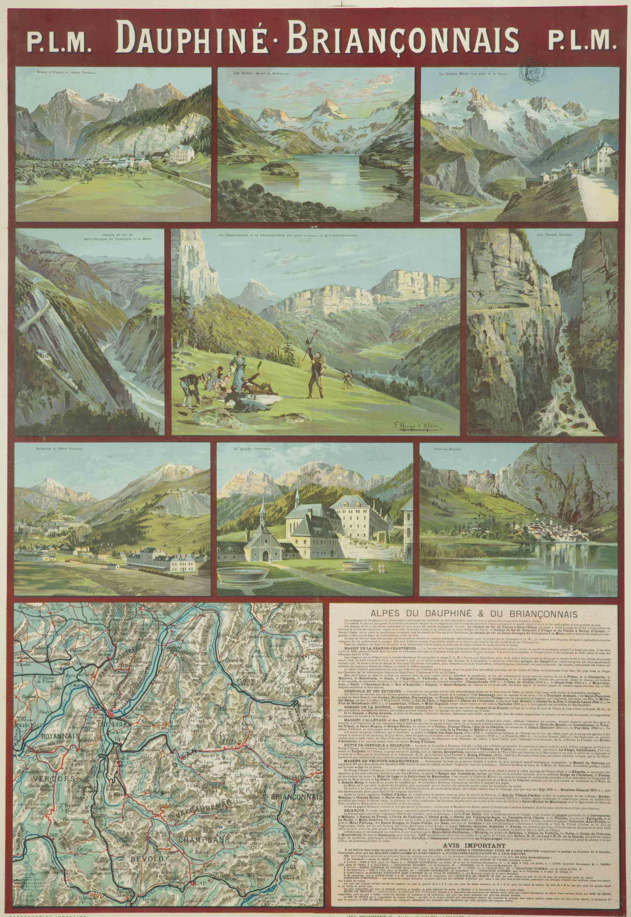 Frederic Hugo D\'Alesi - P.L.M. Dauphiné-Briançonnais