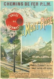 Frederic Hugo D\'Alesi - Vallee De Zermatt, Le Mont Rose