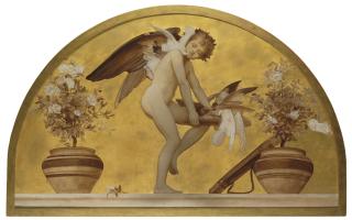 Frederic, Lord Leighton, P.R.A., R.W.S. - Cupid and Doves