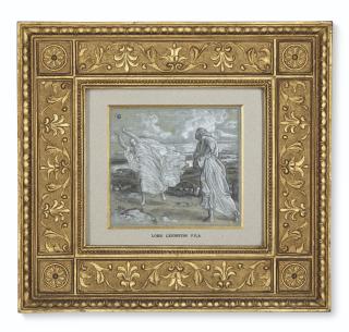 Frederic, Lord Leighton, P.R.A., R.W.S. - Preliminary Sketch For \'Greek Girls Playing At Ball\'