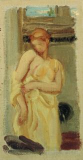 Frederic, Lord Leighton, P.R.A. - A Study For Iostephane