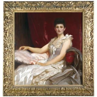 Frederic, Lord Leighton, P.R.A. - British Portrait Of Amy Augusta, Lady Coleridge