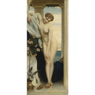 Frederic, Lord Leighton, P.R.A. - British Venus Disrobing For The Bath