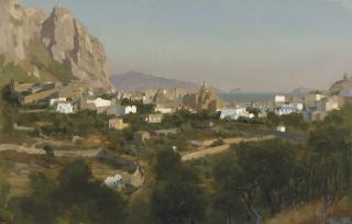 Frederic, Lord Leighton, P.R.A. - Capri–Sunrise