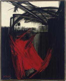 Frederic Lund Ottesen - Composition in red