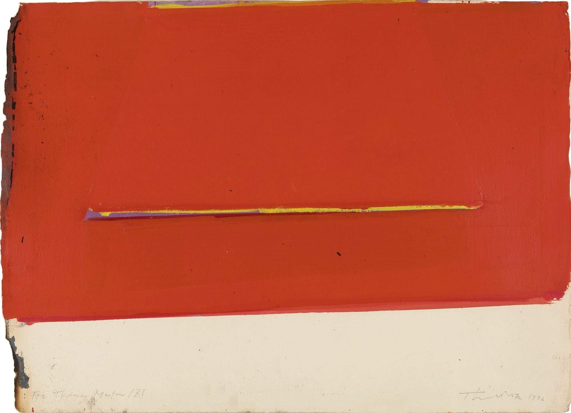 Frederic Matys Thursz - „For Thomas Merton/XI“.