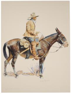 Frederic Remington - A Bunch Of Buckskins