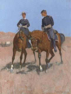 Frederic Remington - Belle Mckeever And Lt. Edgar Wheelock