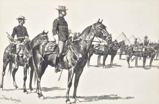 Frederic Remington - Major Wallace F. Randolph, 3rd Artillery