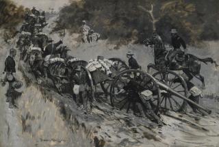 Frederic Remington - The Advance (Guns Must Be Delivered)