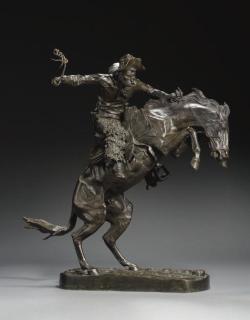 Frederic Remington - \'The Broncho Buster\'