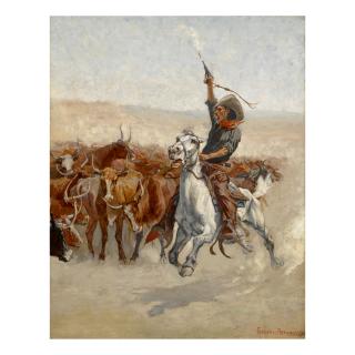 Frederic Remington - The Round-Up