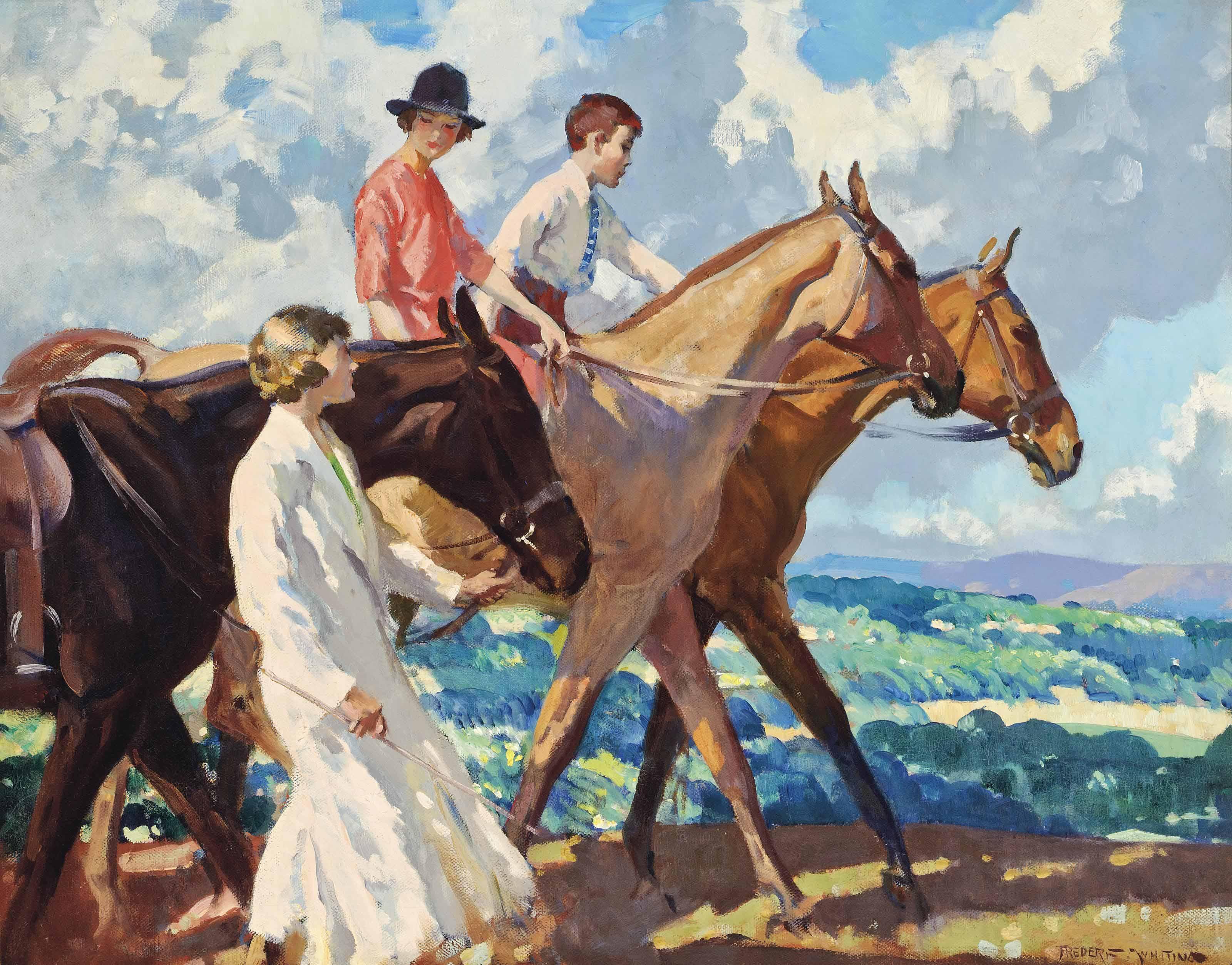 Frederic Whiting, R.S.W., R.I., R.P. - Morning Ride