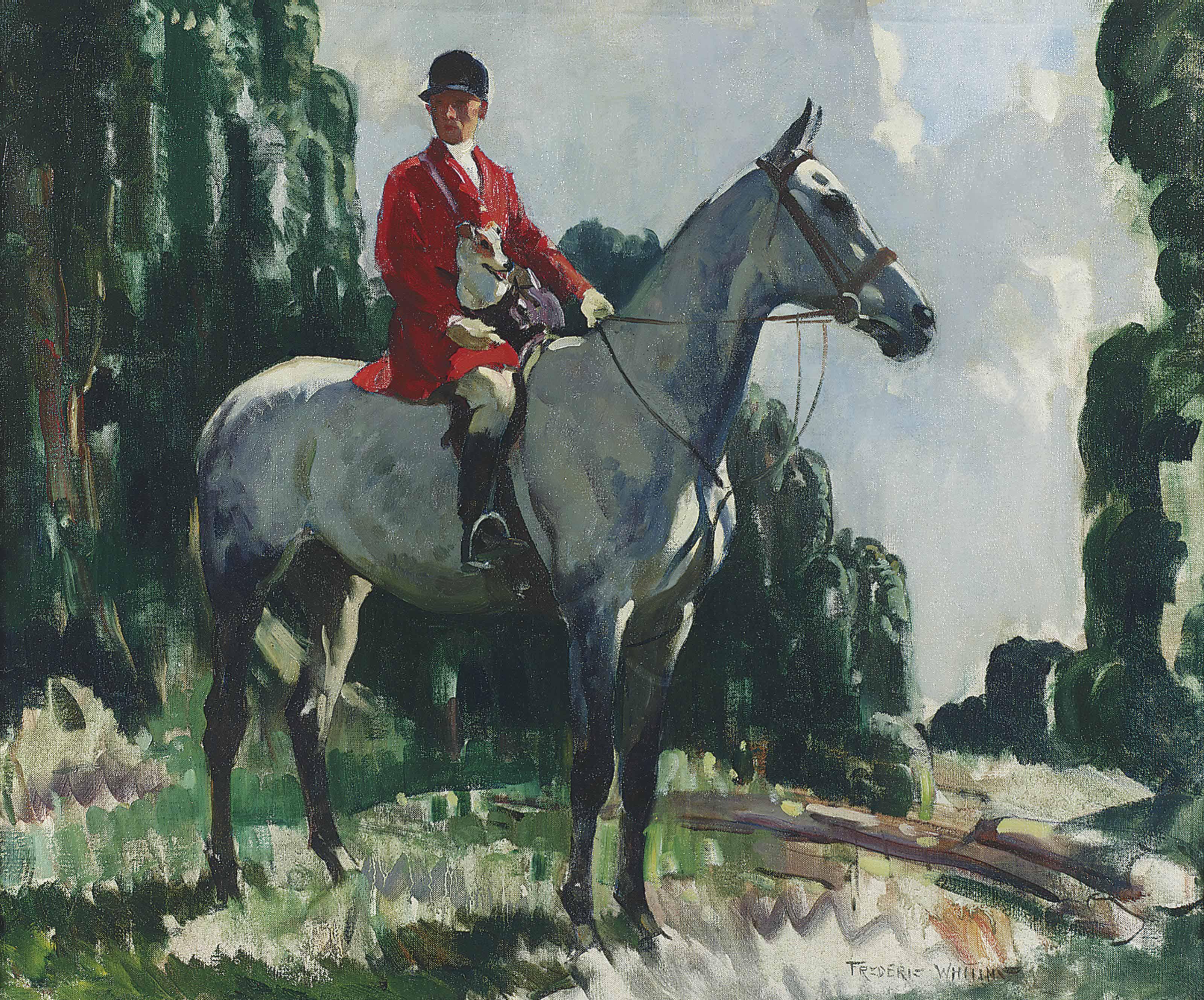 Frederic Whiting, R.S.W., R.I., R.P. - The Huntsman