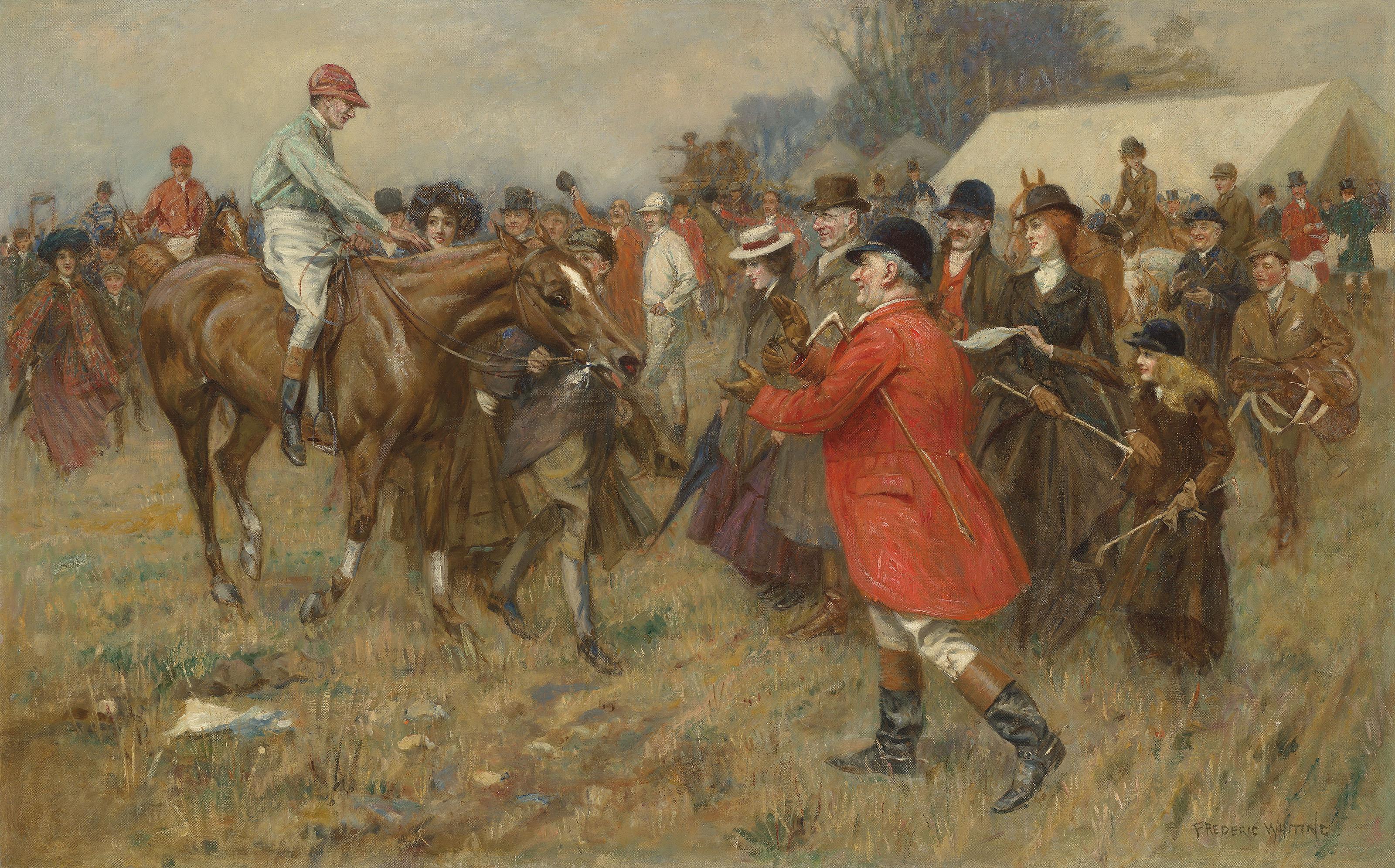 Frederic Whiting - The winning horse