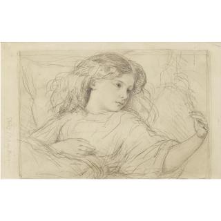 Frederic William Burton - Study For Daydreams