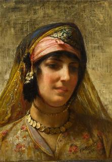 Frederick Arthur Bridgman - A Veiled Beauty
