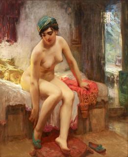 Frederick Arthur Bridgman - After the bath