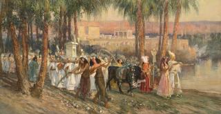 Frederick Arthur Bridgman - American an Egyptian Procession