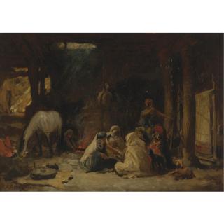 Frederick Arthur Bridgman - American At Rest, Algeria