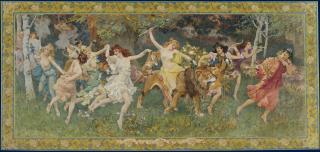 Frederick Arthur Bridgman - American la Fête Des Bois, Les Bacchantes