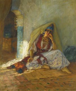 Frederick Arthur Bridgman - American pensive Moments