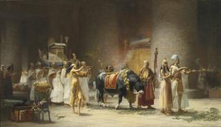 Frederick Arthur Bridgman - American the Procession Of The Bull Apis