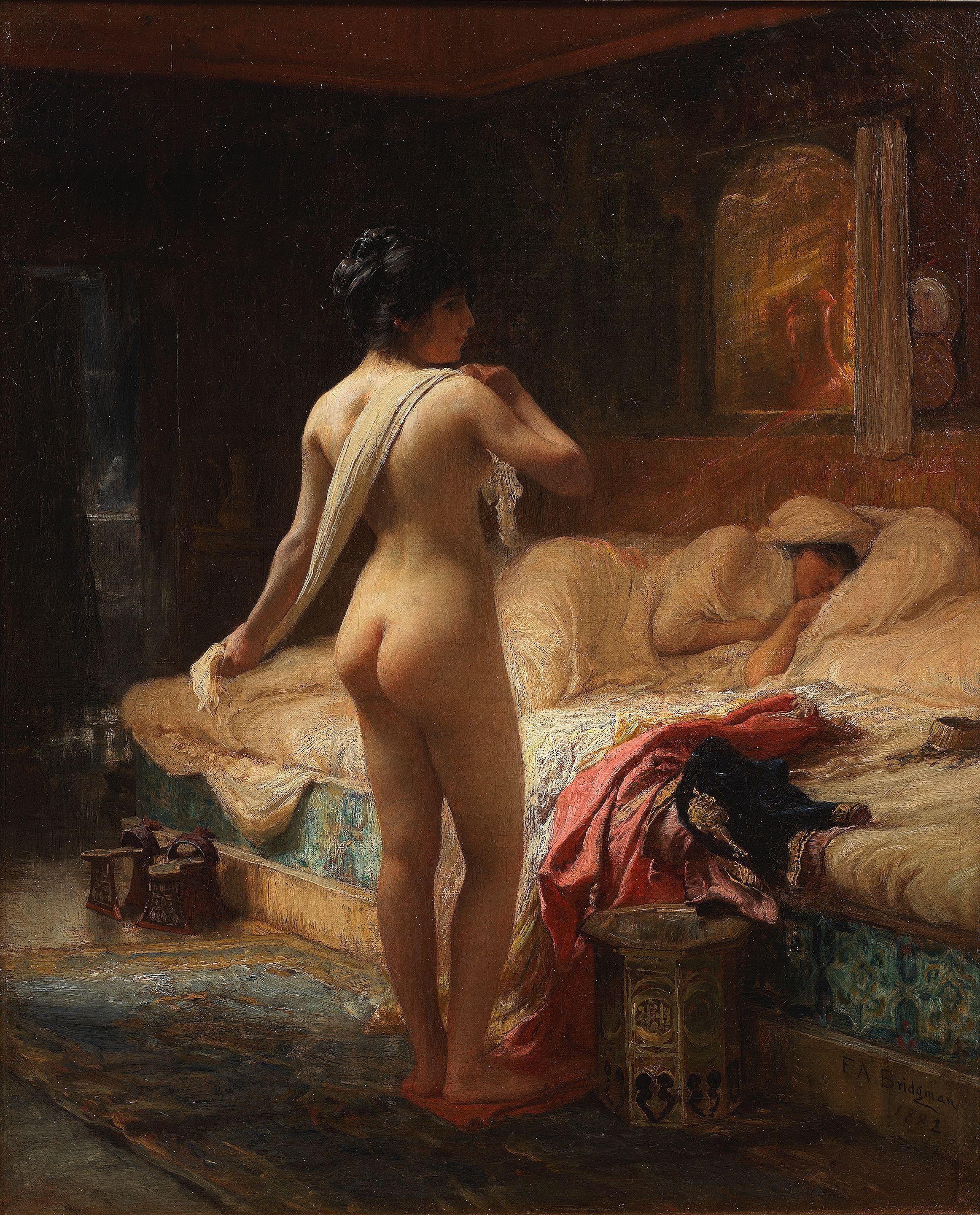 Frederick Arthur Bridgman - Après le bain