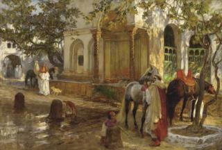 Frederick Arthur Bridgman - At the Fountain