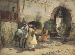Frederick Arthur Bridgman - Off for a Ride, Constantine, Algeria