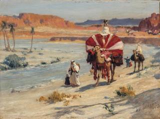 Frederick Arthur Bridgman - The camel train
