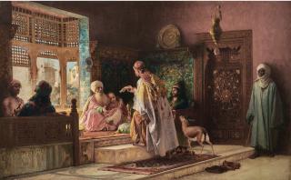 Frederick Arthur Bridgman - The Messenger